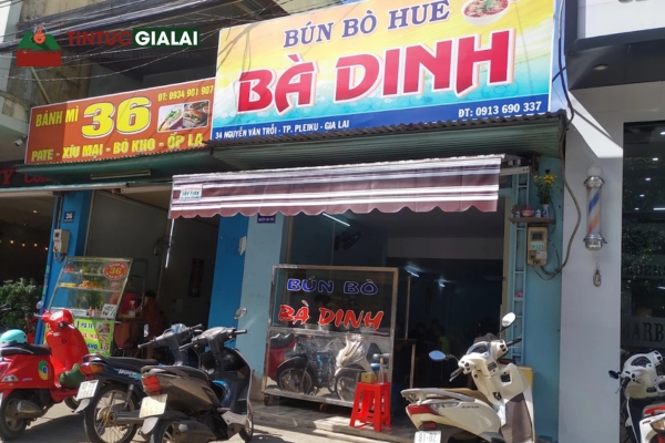 Bún Bò Bà Dinh Pleiku – Quán Bún Bò Huế Đậm Đà Phố Núi Tại Gia Lai