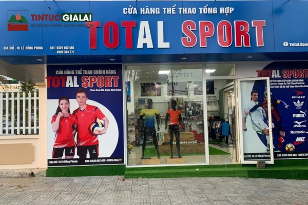 Total Sport Pleiku – Cửa Hàng Thời Trang & Dụng Cụ Thể Thao Chính Hãng Tại Gia Lai